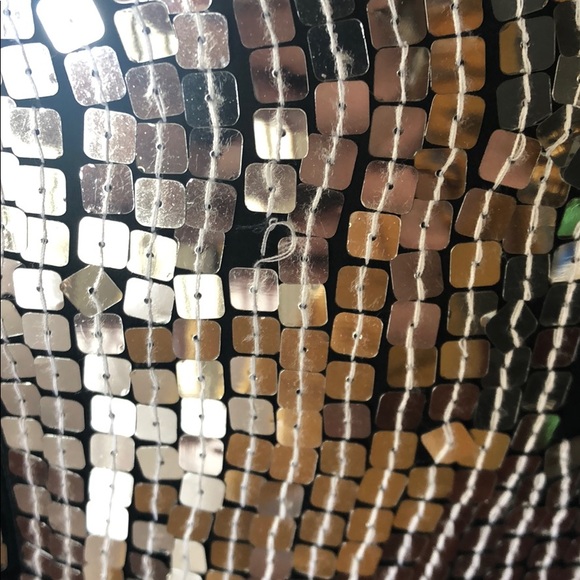 SOLD🥂Vintage Oleg Cassini Sequin Silk Top - Picture 7 of 8